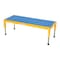 Vestil Adj. Steel Stand, 10-1/2-16-1/2 H, 19 x 48, 10.5 Overall Height, Steel, Yellow AHT-H-1948 - alternate 3